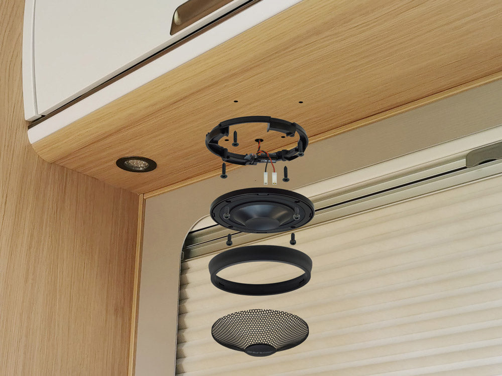 Alpine SPC-R100S Altoparlanti radiali universali da 12 cm per cabine camper