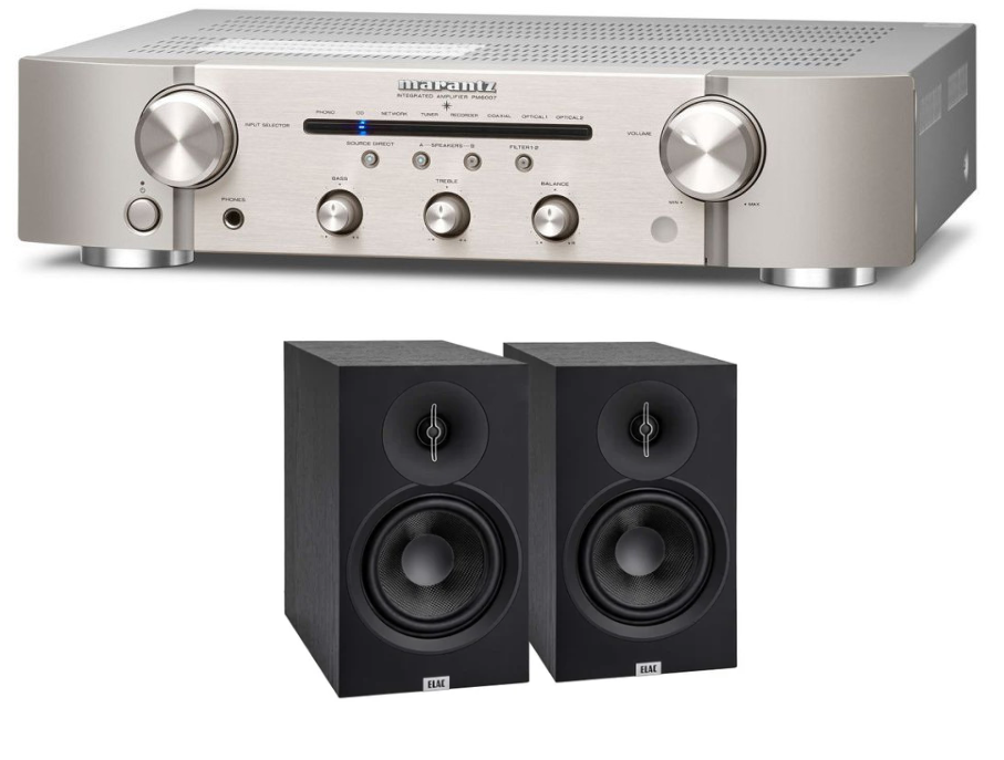 Marantz pm6007 silver + elac debut b6.3 + 5mt di cavo in rame