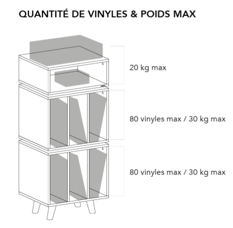 Norstone STOCKHOLM 1100 Black - Walnut MOBILE