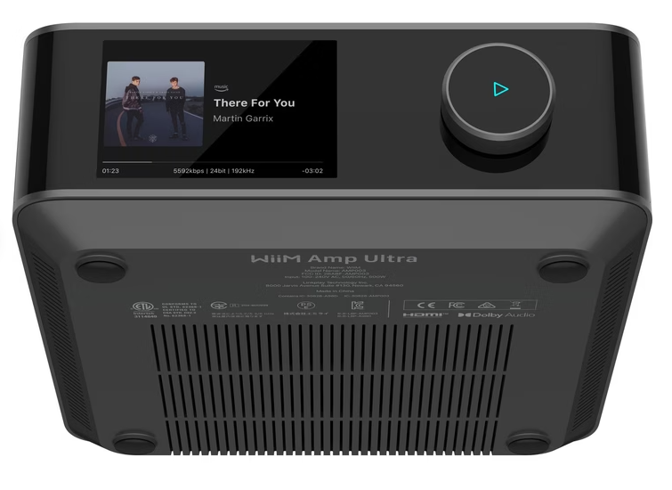 Wiim Amp Ultra grey amplificatore 2 canali con streamer incorporato