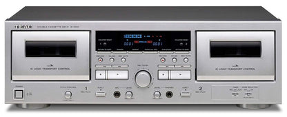 Teac W-1200 silver lettore e registratore a cassetta doppio