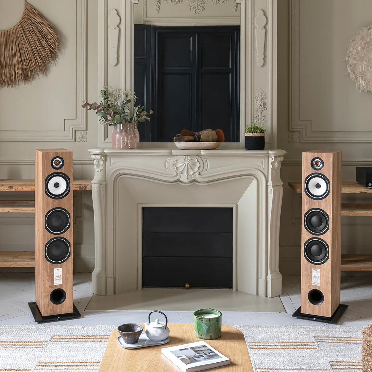TRIANGLE ANTAL EZ LIGHT OAK COPPIA DI DIFFUSORI DA PAVIMENTO A 3 VIE NUOVE