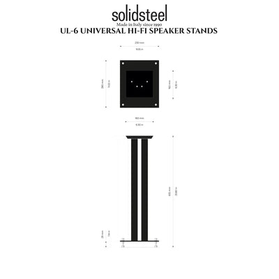 Solidsteel UL-6 coppia stand per diffusori