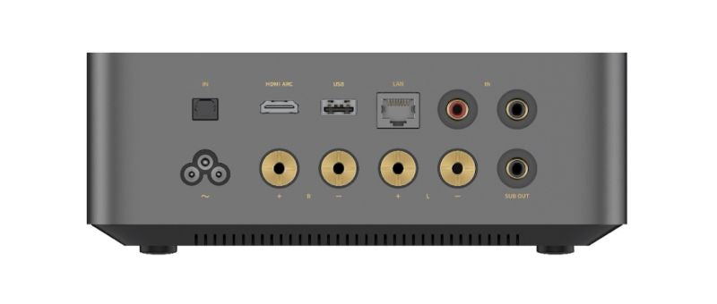 Wiim Amp Ultra grey amplificatore 2 canali con streamer incorporato