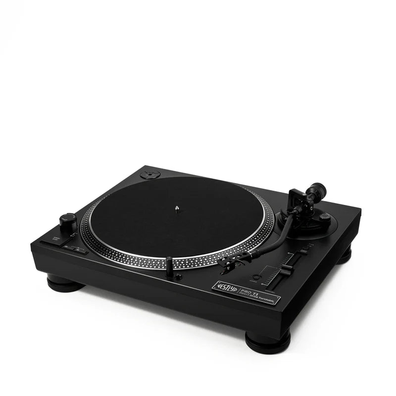 Vestlyd pro t1 nero giradischi trazione diretta braccio a s e pitch adj