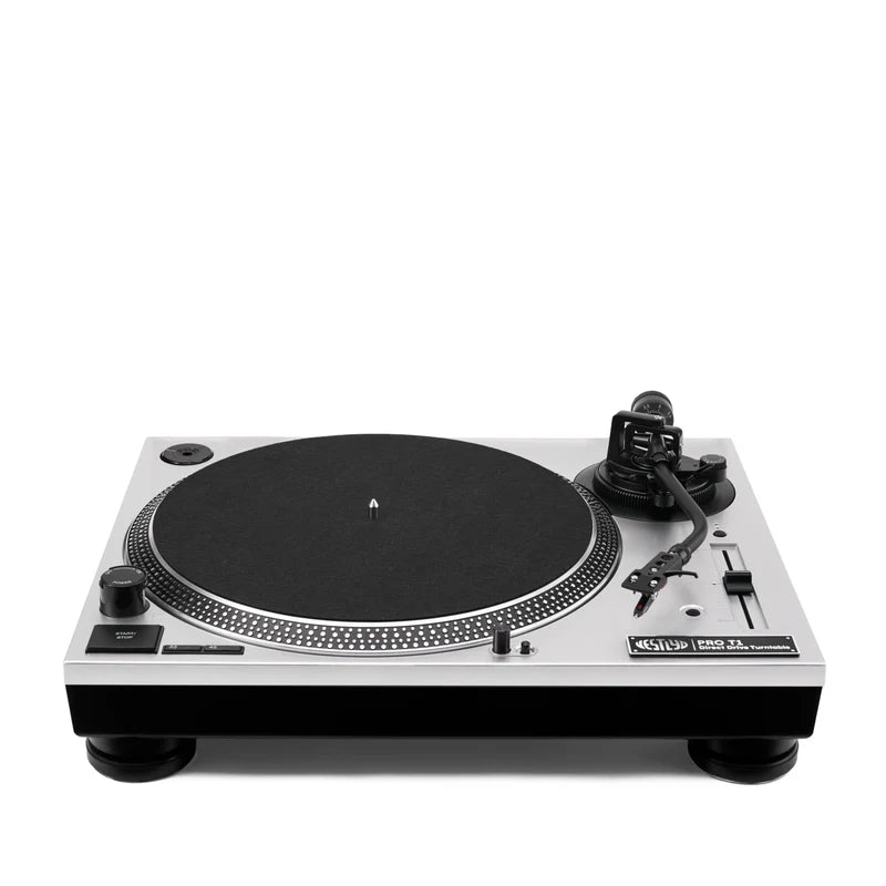 Vestlyd pro t1 nero/silver giradischi trazione diretta braccio a s e pitch adj