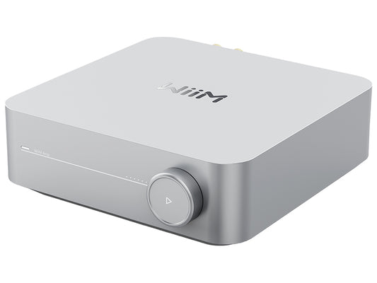 WiiM Amp silver streamer audio Airplay 2 wifi dlna e amplificatore