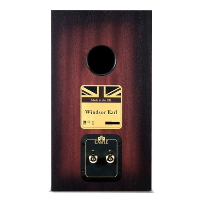 Castle Earl mogano diffusori 2 vie bass reflex con stand dedicati inclusi
