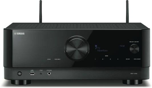Yamaha RX-V4A nero sintoamplificatore av 5.2 con music cast NUOVO
