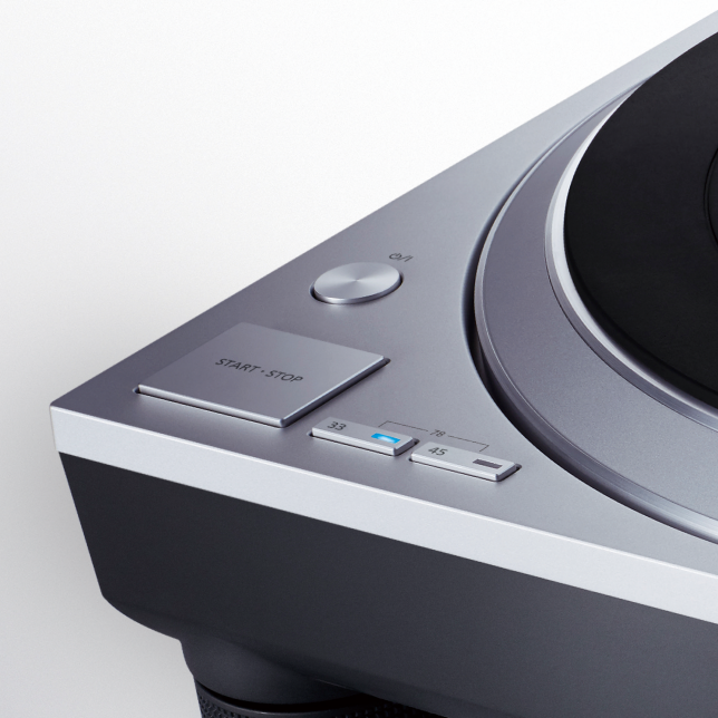 Technics SL-1500CEG-S silver giradischi a trazione diretta testina ortofon 2mred