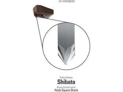 AUDIO TECHNICA AT-VM95SH testina con stilo taglio shibata