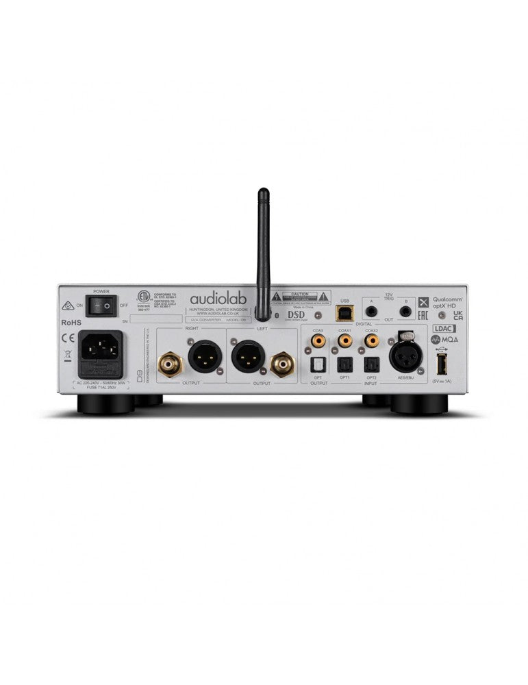 Audiolab D9 silver dac ESS Sabre32 ES9038PRO e ampli per cuffia