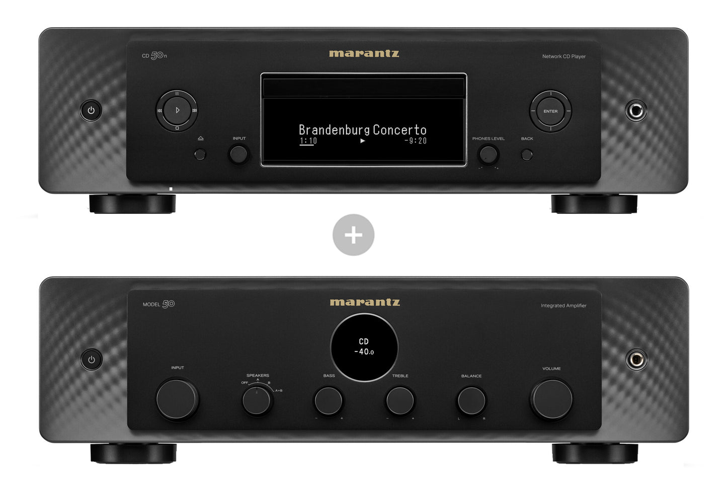 Marantz model 50 bundle nero amplificatore + lettore cd