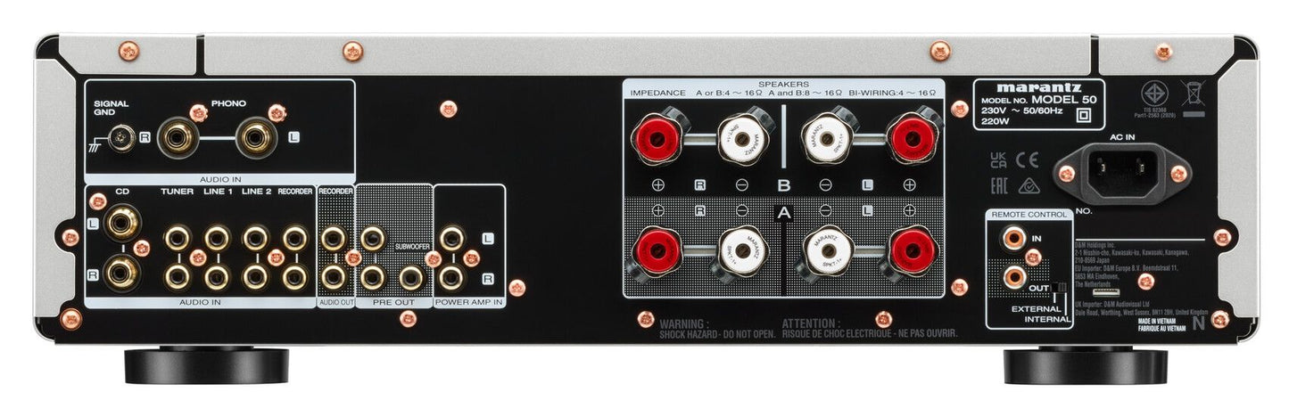 Marantz model 50 silver amplificatore integrato 2x70 watt