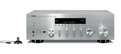 Yamaha R-N600A silver sintoampli 2 canali con DAC ESS SABRE ES9010K2M