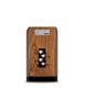 Wharfedale Aura 1 noce laccato diffusoi 2 vie da scaffale tweeter AMT