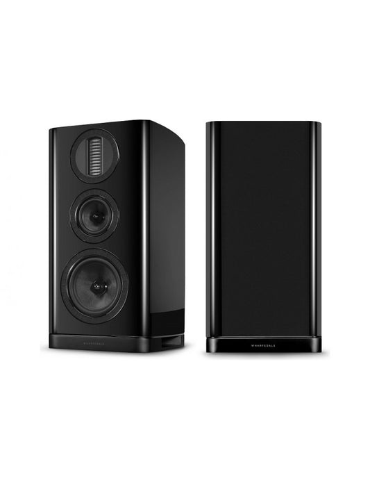 Wharfedale Aura 2 nero laccato diffusori da stand 3 vie tweeter AMT
