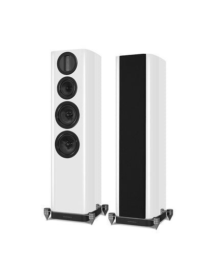 Wharfedale Aura 3 bianco laccato diffusori da pavimento 3 vie tweeter AMT