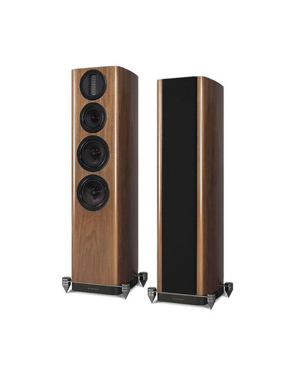 Wharfedale Aura 3 noce laccato diffusori da pavimento 3 vie tweeter AMT