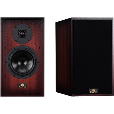 Castle Duke mogano diffusori 2 vie bass reflex con stand dedicati inclusi