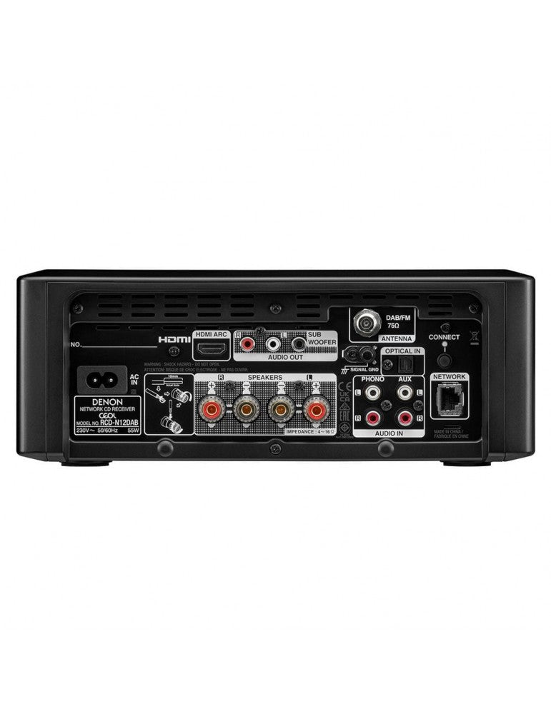Denon Ceol N12 nero sistema completo di diffusori SC-N10