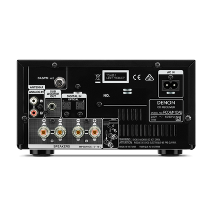 Denon RCDM41 nero + diffusori polk audio T15