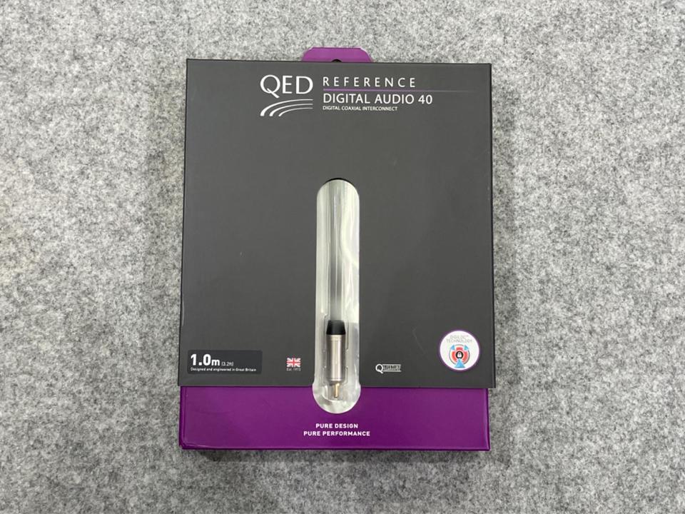 QED REFERENCE DIGITAL AUDIO 40 CAVO DIGITALE COAX DA 1 METRO NUOVO