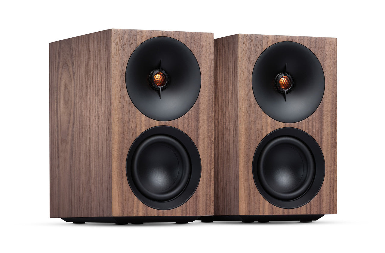 Cambridge L/R Small walnut diffusori amplificati compatti