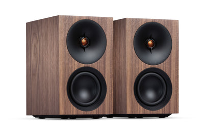 Cambridge L/R Small walnut diffusori amplificati compatti