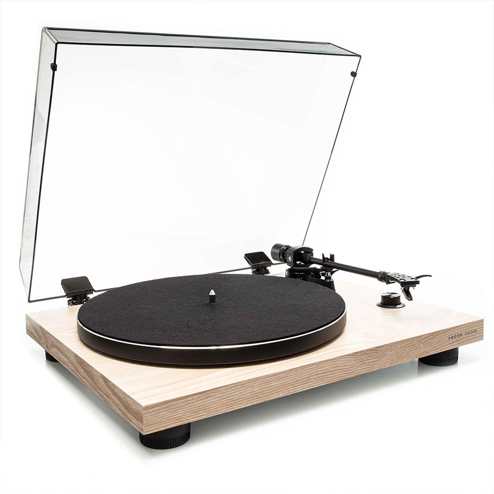 Argon Audio TT-3 frassino giradischi a cinghia testina ortofon