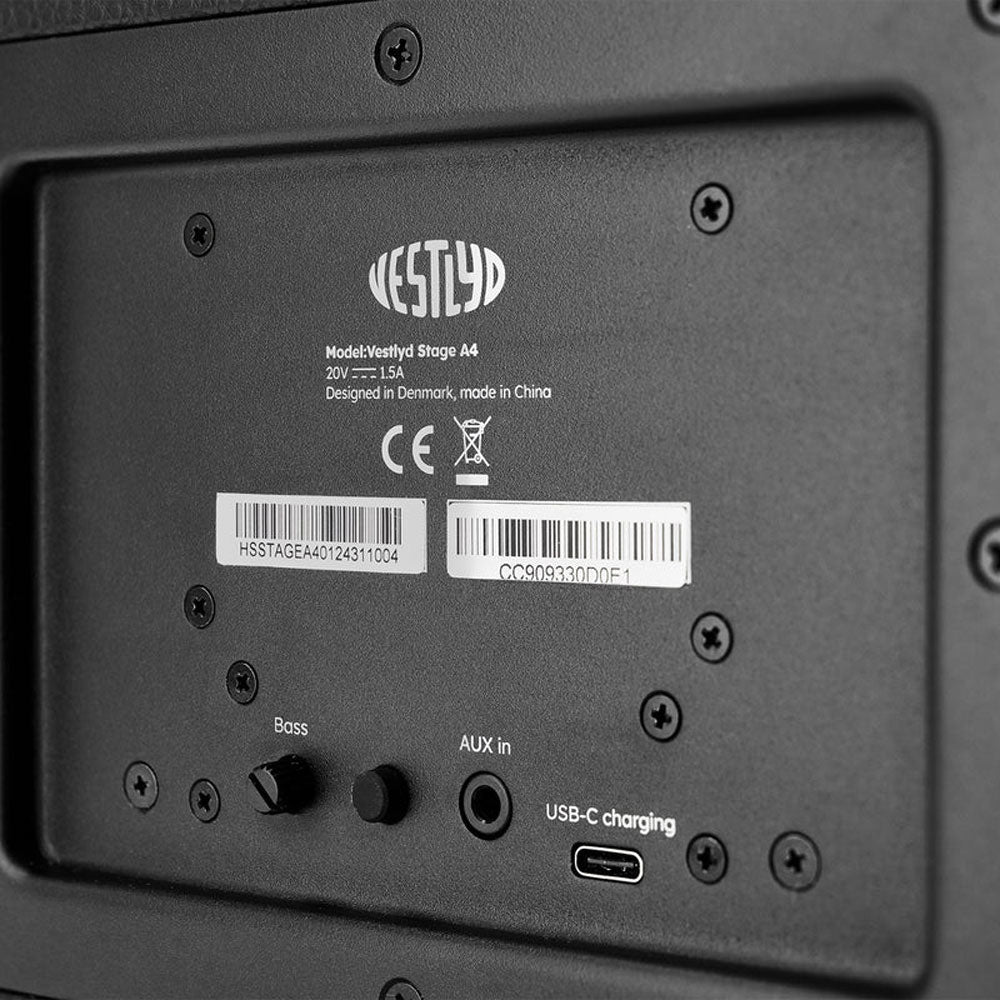 Vestlyd Stage A4 diffusore amplificato portatile bluetooth