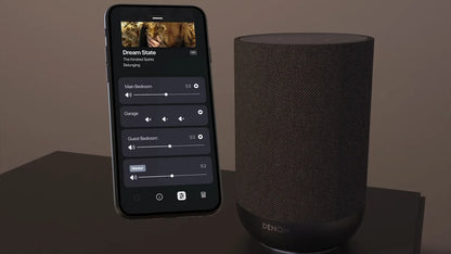 Denon Home 200 nero speaker wireless e multi-room con Dolby Atmos