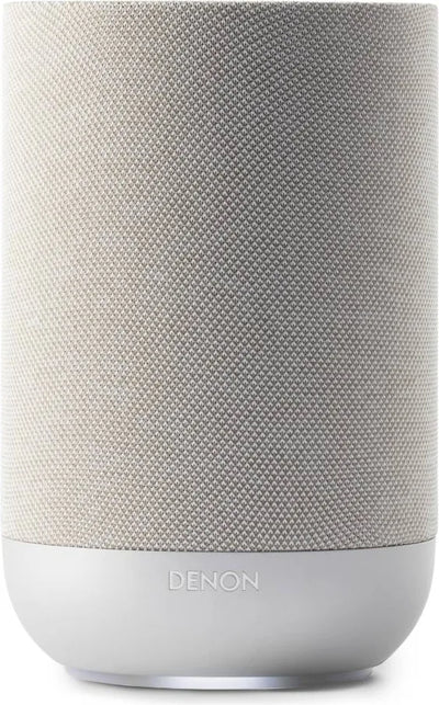 Denon Home 200 silver speaker wireless e multi-room con Dolby Atmos
