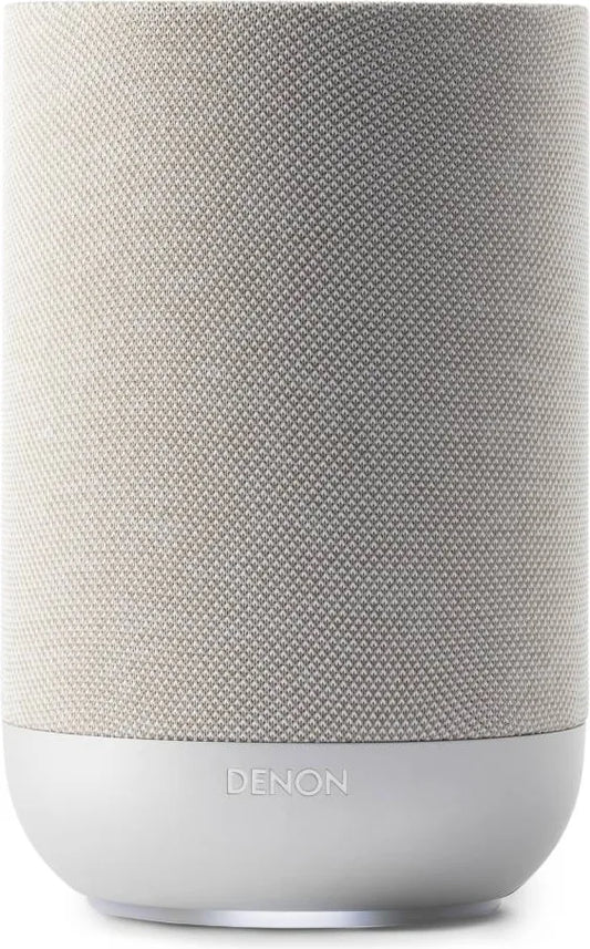 Denon Home 200 silver speaker wireless e multi-room con Dolby Atmos