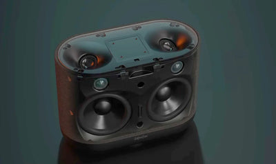 Denon Home 400 nero speaker wireless e multi-room con Dolby Atmos
