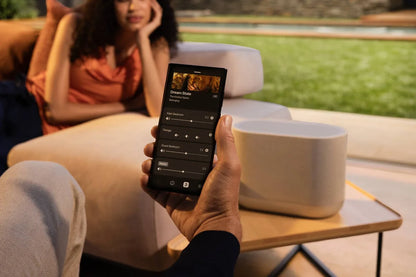 Denon Home 400 silver speaker wireless e multi-room con Dolby Atmos