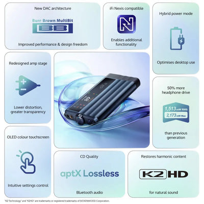iFi iDSD GR2 – DAC e amplificatore per cuffie portatile