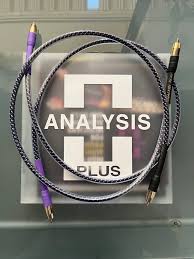 ANALYSIS PLUS SOLO CRYSTAL OVAL – Cavo di segnale RCA-RCA 1 METRO
