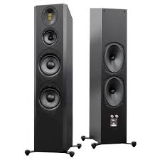 Scansonic M30.2 nere diffusori pavimento 3 vie con radiatore passivo