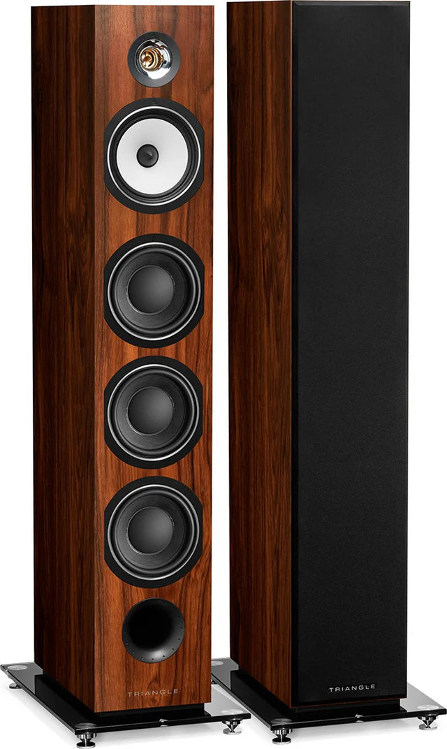 Triangle Australe EZ teak diffusore 3 vie bass reflex anteriore