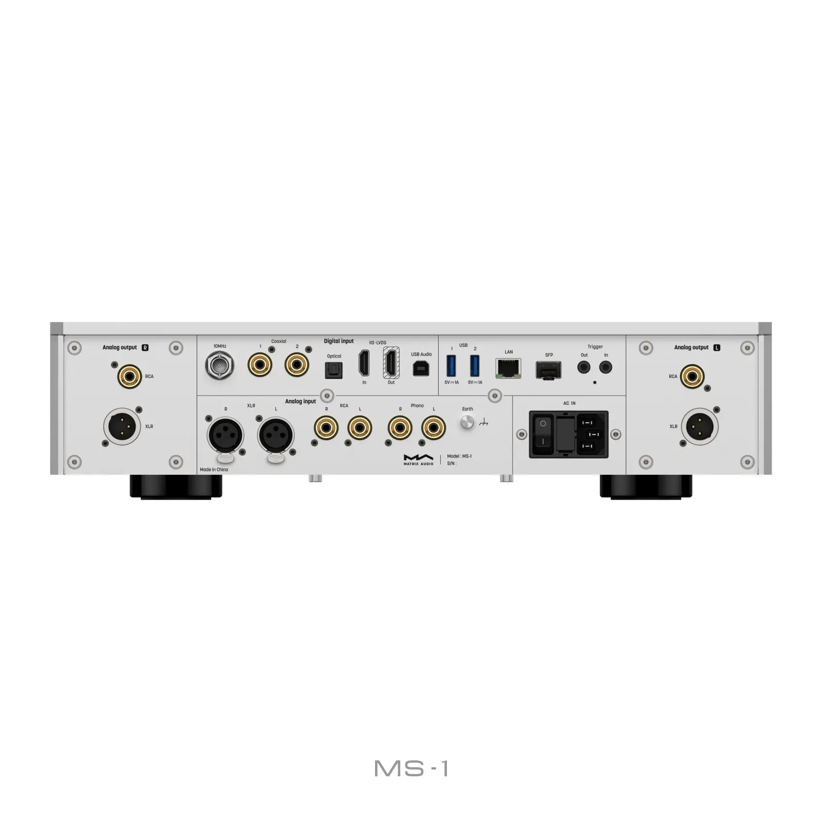 Matrix Audio MS-1c Streamer di rete wi-fi High-End con DAC integrato
