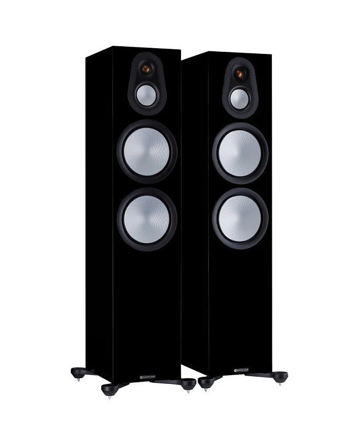Monitor Audio Silver 500 7G nero laccato diffusori 3 vie