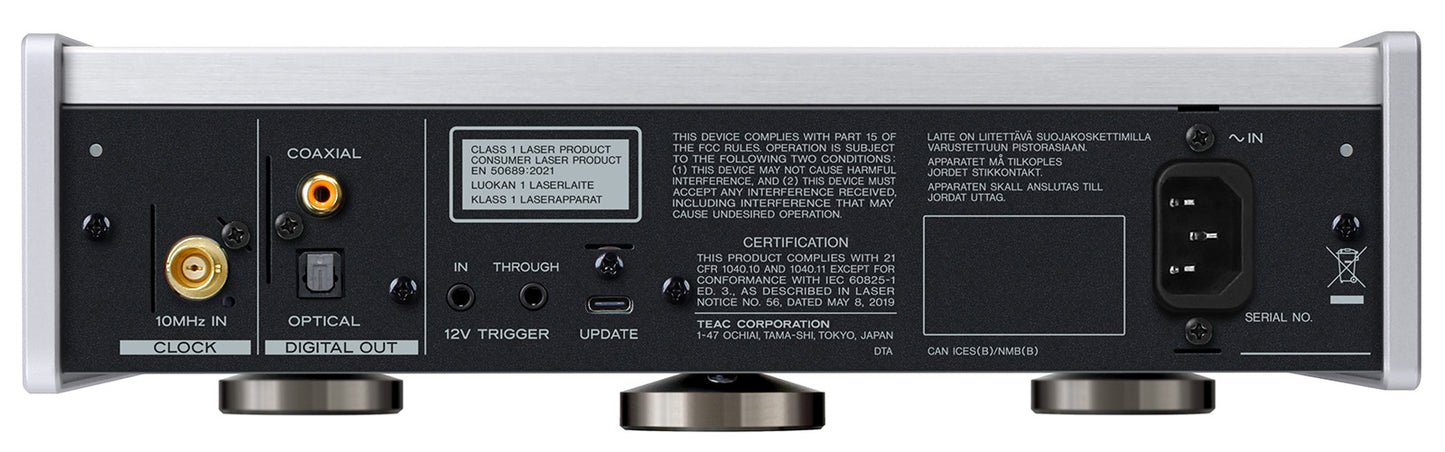 Teac PD-507T silver meccanica cd ultra precisa