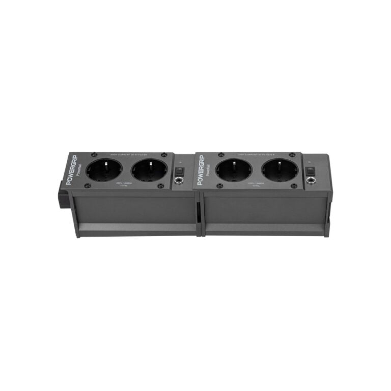 Powergrip PowerRail Modulo Filtro di Rete Componibile 2 Prese 3.680 W