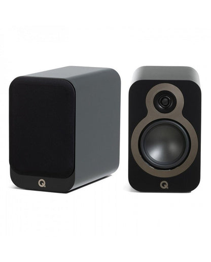 Q Acoustics 3030C nero diffusori da scaffale 2 vie