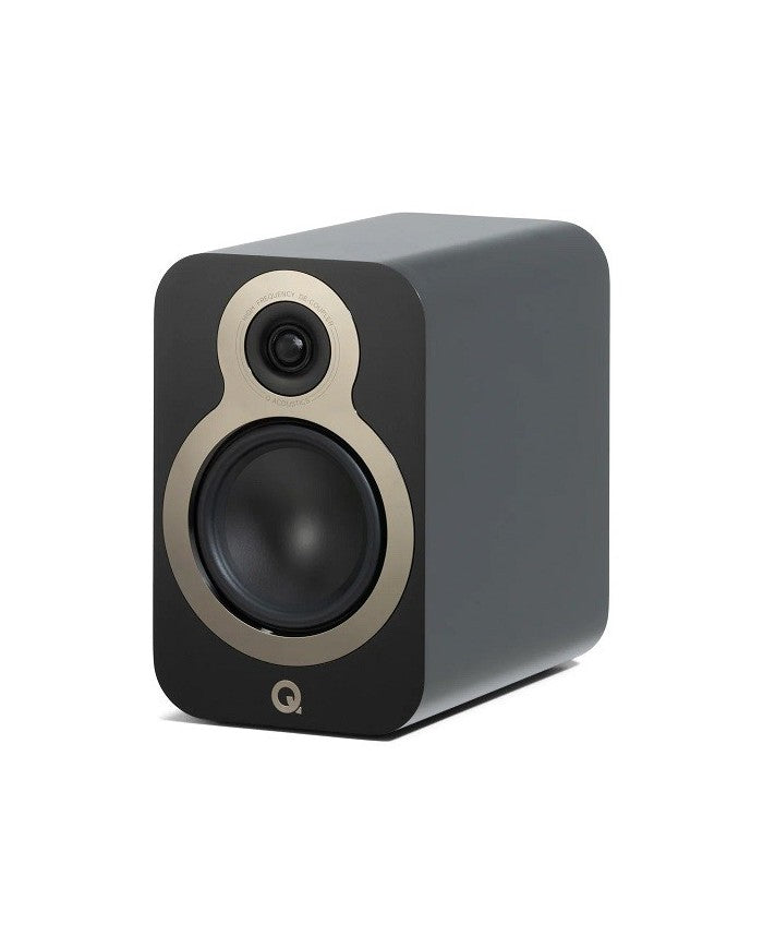 Q Acoustics 3030C nero diffusori da scaffale 2 vie