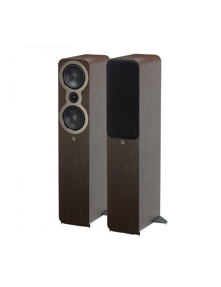 Q Acoustics 3050C walnut Coppia Diffusori da Pavimento
