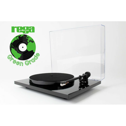 Rega Planar 1 Eco green grade giradischi nero laccato completo