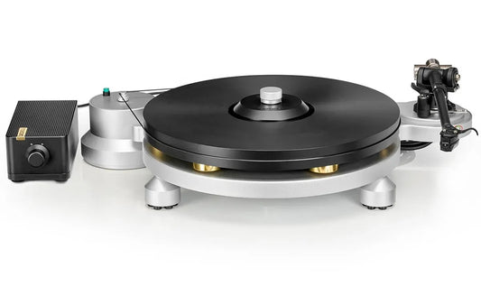 Michell Revolv silver Giradischi a cinghia, 33/45 giri con clamp, senza braccio