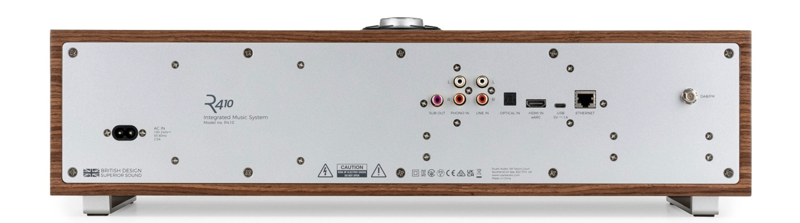 RUARK R410 noce sistema all-in-one radio DAB+ / FM e servizi di streaming musicale